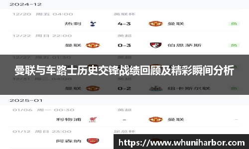曼联与车路士历史交锋战绩回顾及精彩瞬间分析
